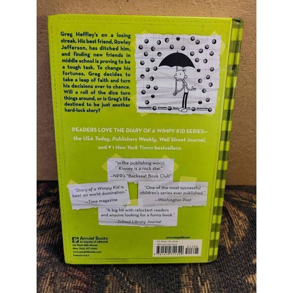 Diary of A Wimpy Kid- Hard Luck Hardcover Book 8 - Picture 5 of 5